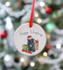 Newfoundland Ceramic Circle Decoration